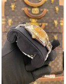 2017 TUDOR CLASSIC DAY DATE HALF 18K 750 YELLOW GOLD REF 23013 DIAMOND DIAL 41MM AUTOMATIC WATCH