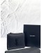 YSL SAINT LAURENT BIFOLD WALLET IN BLACK GRAINED CALFSKIN LEATHER -FULL SET-