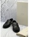 (UNUSED) YSL SAINT LAURENT LE LOAFERS SIZE 43 IN BLACK CALFSKIN LEATHER -FULL SET-