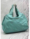 SALVATORE FERRAGAMO HOBO BAG IN TIFFANY BLUE LEATHER 