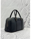 GUCCI BOSTON IN BLACK GG MICROGUCCISSIMA LEATHER