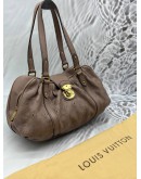 LOUIS VUITTON LUNAR PM SHOULDER BAG IN LIGHT BROWN MONOGRAM MAHINA LEATHER