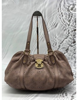 LOUIS VUITTON LUNAR PM SHOULDER BAG IN LIGHT BROWN MONOGRAM MAHINA LEATHER