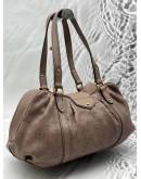 LOUIS VUITTON LUNAR PM SHOULDER BAG IN LIGHT BROWN MONOGRAM MAHINA LEATHER