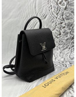 LOUIS VUITTON LOCKME BACKPACK IN BLACK CALFSKIN LEATHER