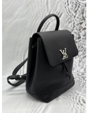 LOUIS VUITTON LOCKME BACKPACK IN BLACK CALFSKIN LEATHER