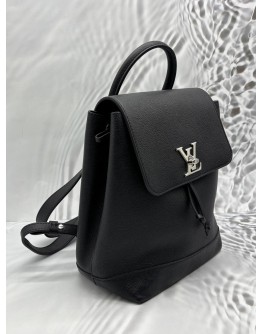 LOUIS VUITTON LOCKME BACKPACK IN BLACK CALFSKIN LEATHER