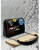 LOUIS VUITTON TWIST MM WORLD TOUR LIMITED EDITION IN BLACK EPI LEATHER