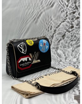 LOUIS VUITTON TWIST MM WORLD TOUR LIMITED EDITION IN BLACK EPI LEATHER