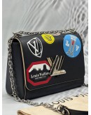 LOUIS VUITTON TWIST MM WORLD TOUR LIMITED EDITION IN BLACK EPI LEATHER