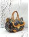 LOUIS VUITTON X TAKASHI MURAKAMI RITA BAG IN BLACK MULTICOLOR MONOGRAM CANVAS