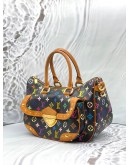 LOUIS VUITTON X TAKASHI MURAKAMI RITA BAG IN BLACK MULTICOLOR MONOGRAM CANVAS