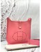 2015 HERMES EVELYN PM IN ROSE CONFETTI EPSOM LEATHER