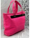 MARC JACOBS TOTE BAG IN BRIGHT PINK CANVAS