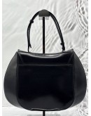SALVATORE FERRAGAMO GANCINI HANDBAG IN BLACK LEATHER