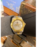 2008 TAG HEUER 2000 PROFESSIONAL 200M TWO TONE REF WK1120 SILVER DIAL 39MM QUARTZ WATCH -FULL SET-