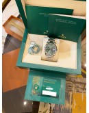 (UNUSED) 2025 ROLEX DATEJUST 36 REF 126200 MINT GREEN DIAL 36MM AUTOMATIC WATCH -FULL SET-