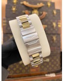 2020 LONGINES HYDROCONQUEST TWO TONE PVD YELLOW GOLD REF L3.647.3 WHITE DIAL 39MM QUARTZ WATCH