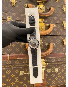 2015 CHOPARD HAPPY SPORT 5 FLOATING DIAMONDS BLACK CERAMIC REF 8475 BLACK DIAL 36MM QUARTZ WATCH