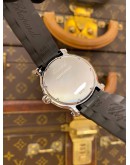 2015 CHOPARD HAPPY SPORT 5 FLOATING DIAMONDS BLACK CERAMIC REF 8475 BLACK DIAL 36MM QUARTZ WATCH