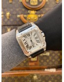 2018 CARTIER SANTOS 100 XL REF 2656 WHITE ROMAN NUMERALS DIAL 38MM X 51MM AUTOMATIC WATCH