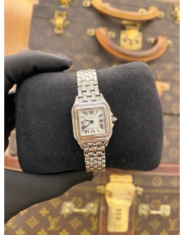 (LIKE NEW) 2025 CARTIER PANTHERE REF WSPN0013 WHITE ROMAN NUMERALS DIAL 23MM X 30MM QUARTZ WATCH -FULL SET-