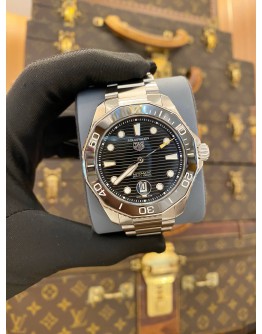 2023 TAG HEUER AQUARACER 300M DATE REF WBP201A BLACK DIAL 43MM AUTOMATIC WATCH -FULL SET-