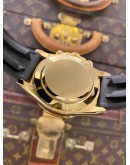 (LIKE NEW) 2015 ROLEX DAYTONA REF 116518 18K 750 YELLOW GOLD UPGRADE REF 116588TBR EYE OF THE TIGER DIAMOND DIAL 40MM AUTOMATIC WATCH