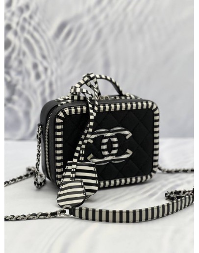 CHANEL FILIGREE VANITY CAVIAR CROSSBODY BAG 