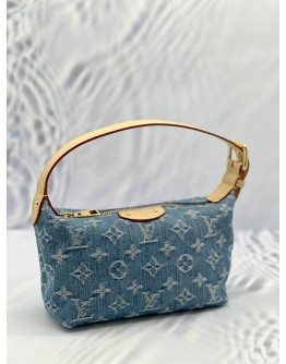 (UNWORN) LOUIS VUITTON MONOGRAM DENIM HILLS POCHETTE 