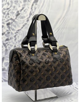 (LIKE NEW) LOUIS VUITTON LIMITED EDITION MONOGRAM ECLIPSE SEQUIN SPEEDY 28 