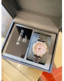 2014 TAG HEUER FORMULA 1 LADY REF WAC1216 DIAMOND BEZEL PINK MOTHER OF PEARL DIAL 35MM QUARTZ WATCH -FULL SET-