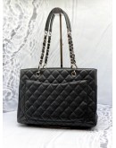(LIKE NEW) 2010 CHANEL GST GRAND SHOPPING TOTE BAG IN BLACK CAVIAR LEATHER