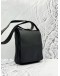 LONGCHAMP FLAP MESSENGER BAG IN BLACK PEBBLED LEATHER