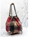 BURBERRY BLUE LABEL MINI CRESTBRIDGE CHECK BUCKET BAG