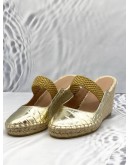 MALONE SOULIERS WEDGES 36 1/2 IN BEIGE COLOR