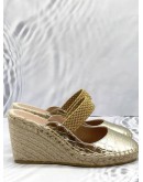 MALONE SOULIERS WEDGES 36 1/2 IN BEIGE COLOR