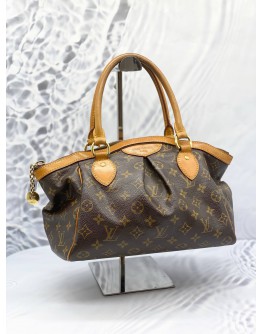 LOUIS VUITTON TIVOLI PM SHOULDER BAG IN BROWN MONOGRAM CANVAS