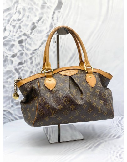 LOUIS VUITTON TIVOLI PM SHOULDER BAG IN BROWN MONOGRAM CANVAS