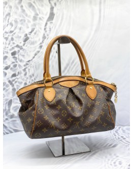 LOUIS VUITTON TIVOLI PM SHOULDER BAG IN BROWN MONOGRAM CANVAS