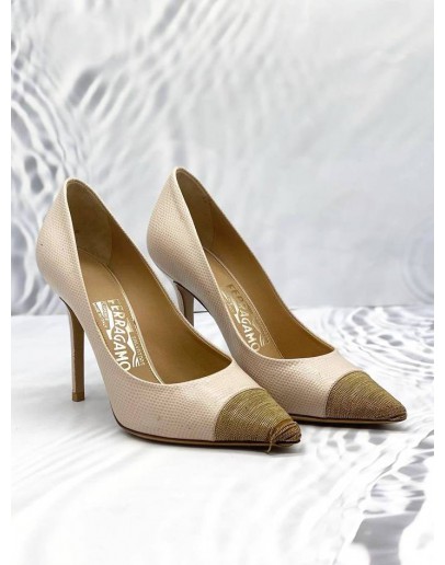 SALVATORE FERRAGAMO HEELS 37 IN PINK