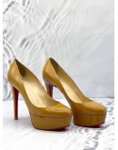 CHRISTIAN LOUBOUTIN HEELS 36 1/2 IN YELLOW