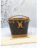 (BRAND NEW) LOUIS VUITTON NANO NOE WITH REMOVABLE STRAP IN BROWN MONOGRAM CANVAS