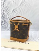 (BRAND NEW) LOUIS VUITTON NANO NOE WITH REMOVABLE STRAP IN BROWN MONOGRAM CANVAS