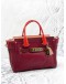 (UNUSED) COACH SWAGGER CARRYALL BURGUNDY RED HANDLE CROSSBODY / SHOULDER HANDBAG WITH LONG STRAP