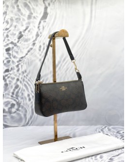COACH NOLITA 19 SIGNATURE CANVAS SHOULDER BAG