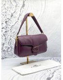 COACH PILLOW TABBY 26 SHOULDER BAG IN PURPLE CALFSKIN LEATHER