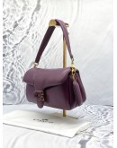COACH PILLOW TABBY 26 SHOULDER BAG IN PURPLE CALFSKIN LEATHER