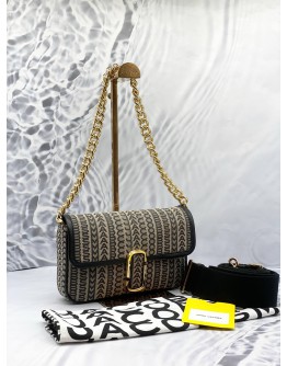 MARC JACOBS THE MONOGRAM J MARC SHOULDER BAG 