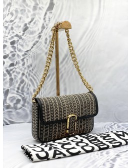 MARC JACOBS THE MONOGRAM J MARC SHOULDER BAG 
